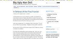 Desktop Screenshot of biguglymandoll.com